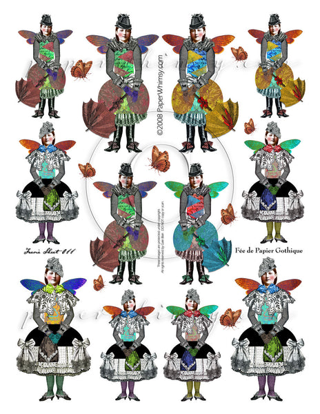 Gothique Faerie 011 PRINTED - paperwhimsy