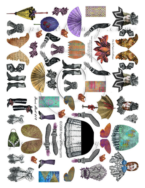 Gothique Faerie 012 PRINTED - paperwhimsy