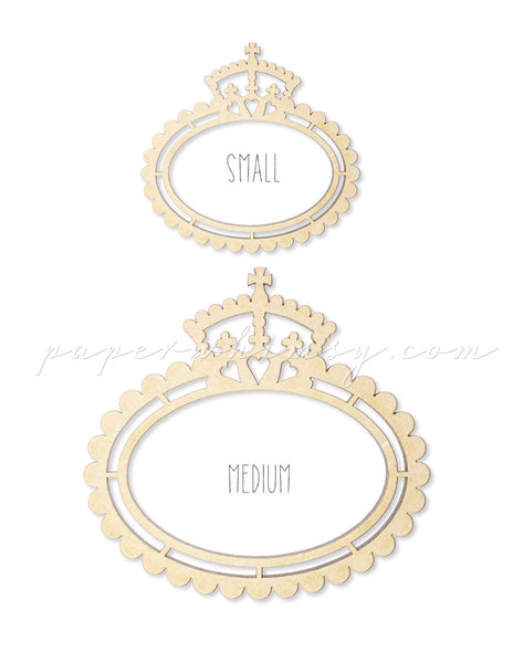 Regal Scalloped Frame - paperwhimsy
