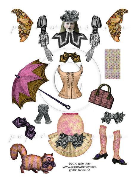 Gothic Faerie 05 PNG - paperwhimsy