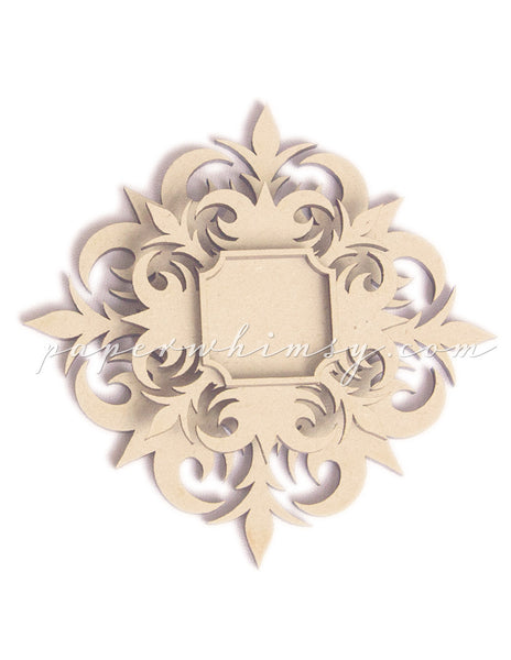 Rosette Layered Medallion No.1 - paperwhimsy