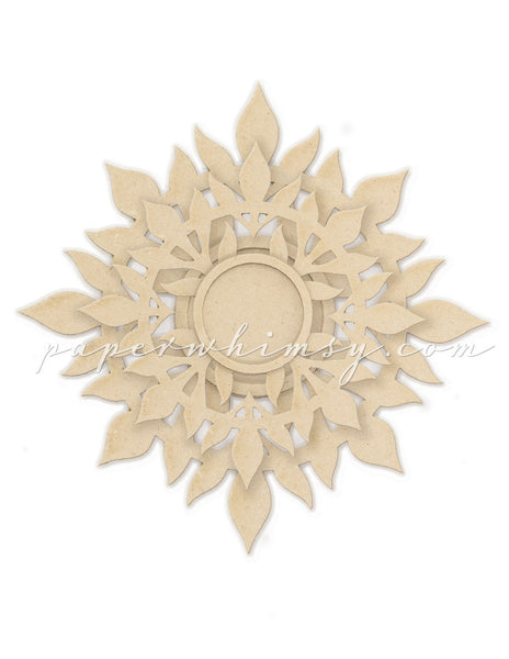 Rosette Layered Medallion No.3 - paperwhimsy