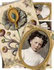 detail enlargement of antique images from c 1800s restored and edited and arranged in a letter sized sheet