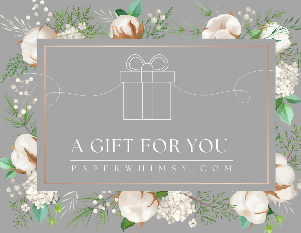 PaperWhimsy e-Gift Card