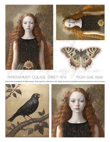 Sheet 417 DLX PRINTED - paperwhimsy