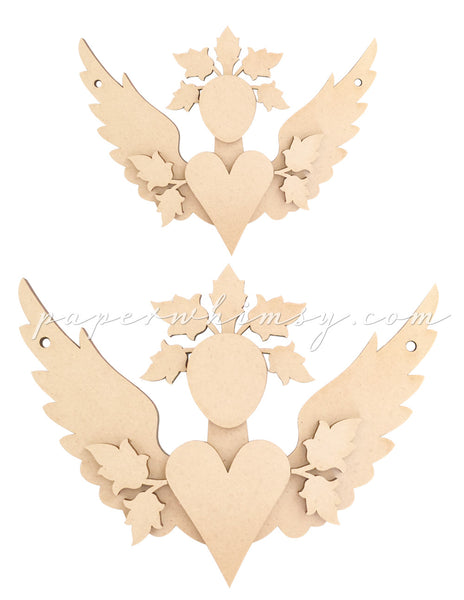 Curious Forest Angel Un - paperwhimsy