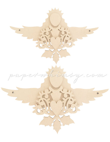Curious Forest Angel Deux - paperwhimsy