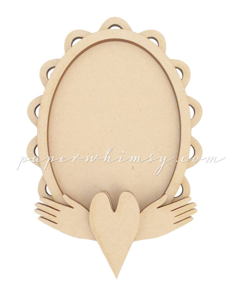 Curious Hands Frame - paperwhimsy