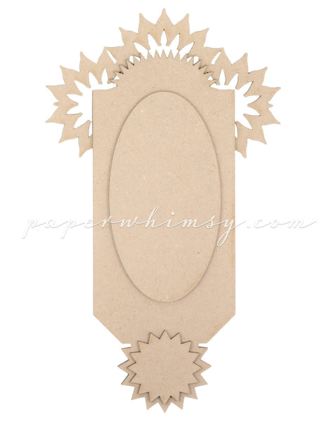 Curious Medallion No.4 - paperwhimsy