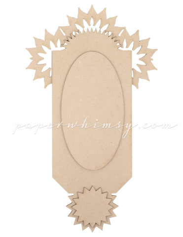 Curious Medallion No.4 - paperwhimsy