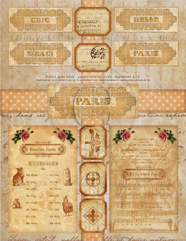 Digi 223 PRINTED - paperwhimsy