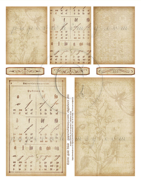 Digi 261 PRINTED - paperwhimsy