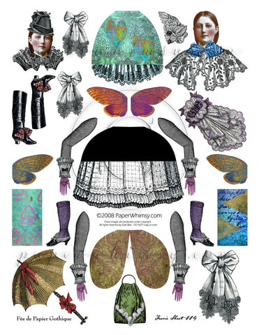 Gothique Faerie 004 PDF - paperwhimsy