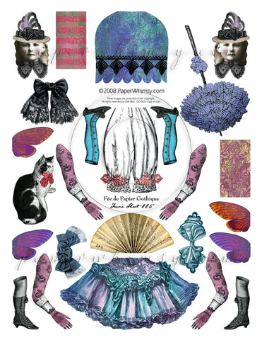 Gothique Faerie 005 PDF - paperwhimsy