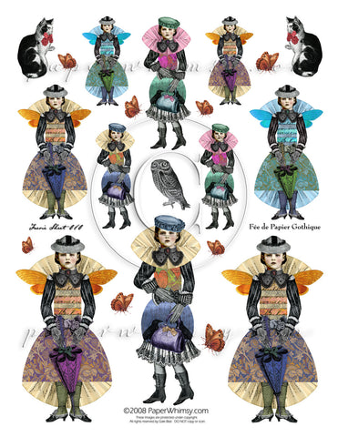 Gothique Faerie 010 PDF - paperwhimsy