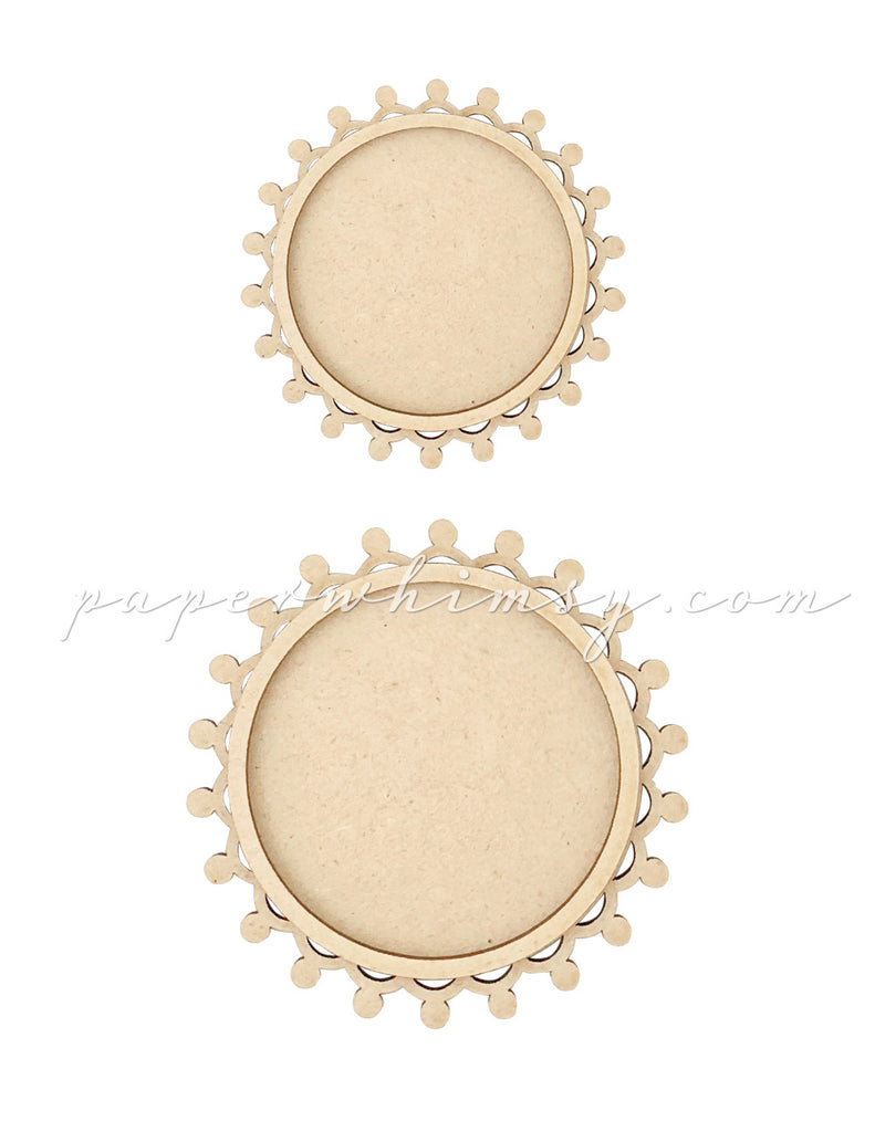 Frames Candlewick Round - paperwhimsy