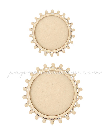 Frames Candlewick Round - paperwhimsy