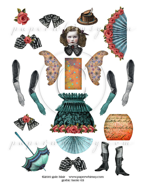 Gothic Faerie 03 PNG - paperwhimsy