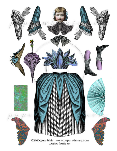 Gothic Faerie 04 PNG - paperwhimsy