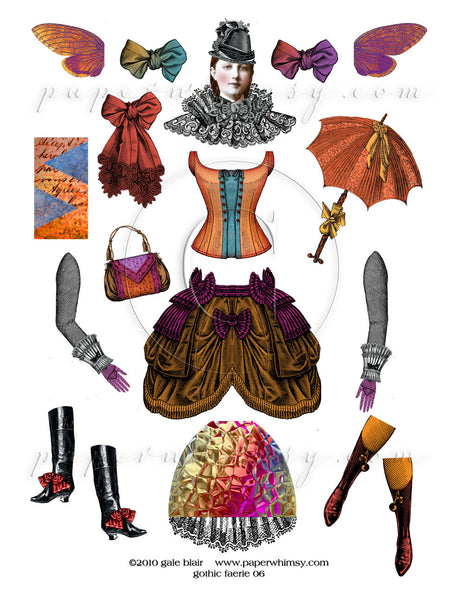 Gothic Faerie 06 PNG - paperwhimsy