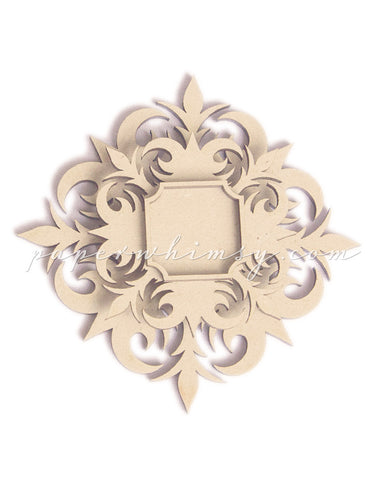 Rosette Layered Medallion No.1 - paperwhimsy
