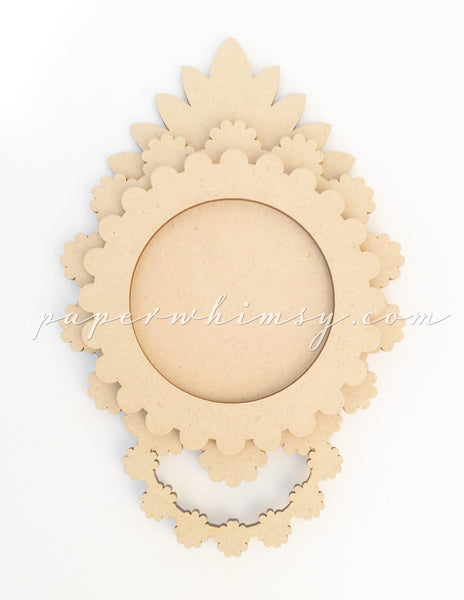 Curious Medallion No.16 - paperwhimsy