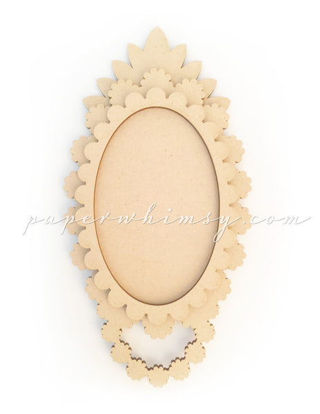 Curious Medallion No.17 - paperwhimsy