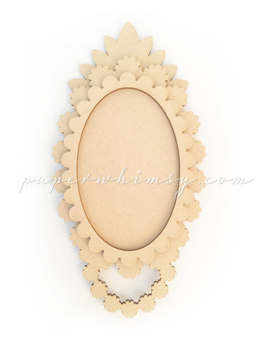 Curious Medallion No.17 - paperwhimsy