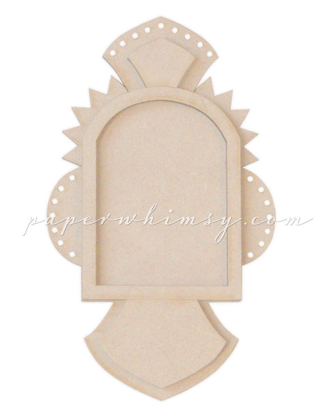 Curious Medallion No.1 - paperwhimsy