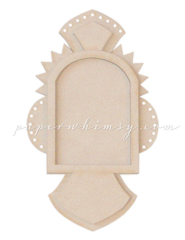 Curious Medallion No.1 - paperwhimsy