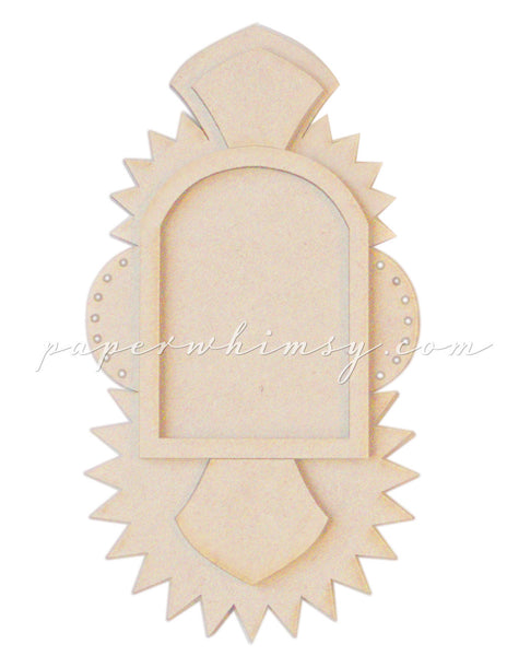 Curious Medallion No.2 - paperwhimsy