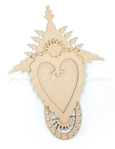 Curious Medallion No.6 - paperwhimsy