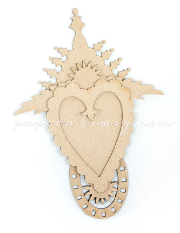 Curious Medallion No.6 - paperwhimsy
