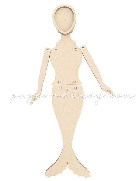 Curious Mermaid - paperwhimsy
