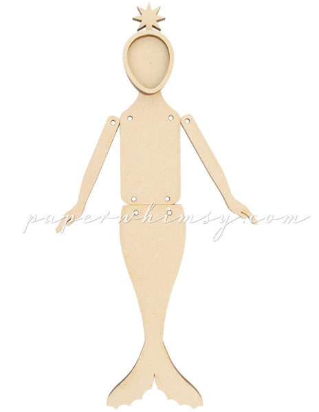 Curious Star Mermaid - paperwhimsy