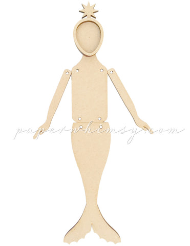 Curious Star Mermaid - paperwhimsy