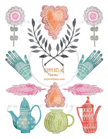 Junky Bits No.2 PRINTED - paperwhimsy