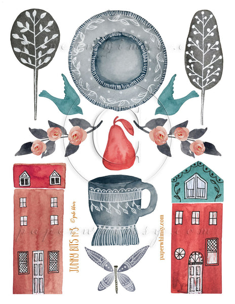 Junky Bits No.3 PDF - paperwhimsy