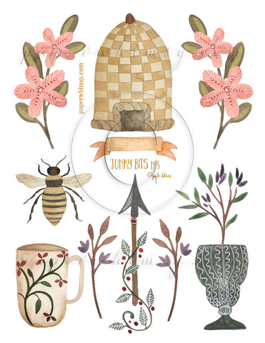 Junky Bits No.5 PDF - paperwhimsy