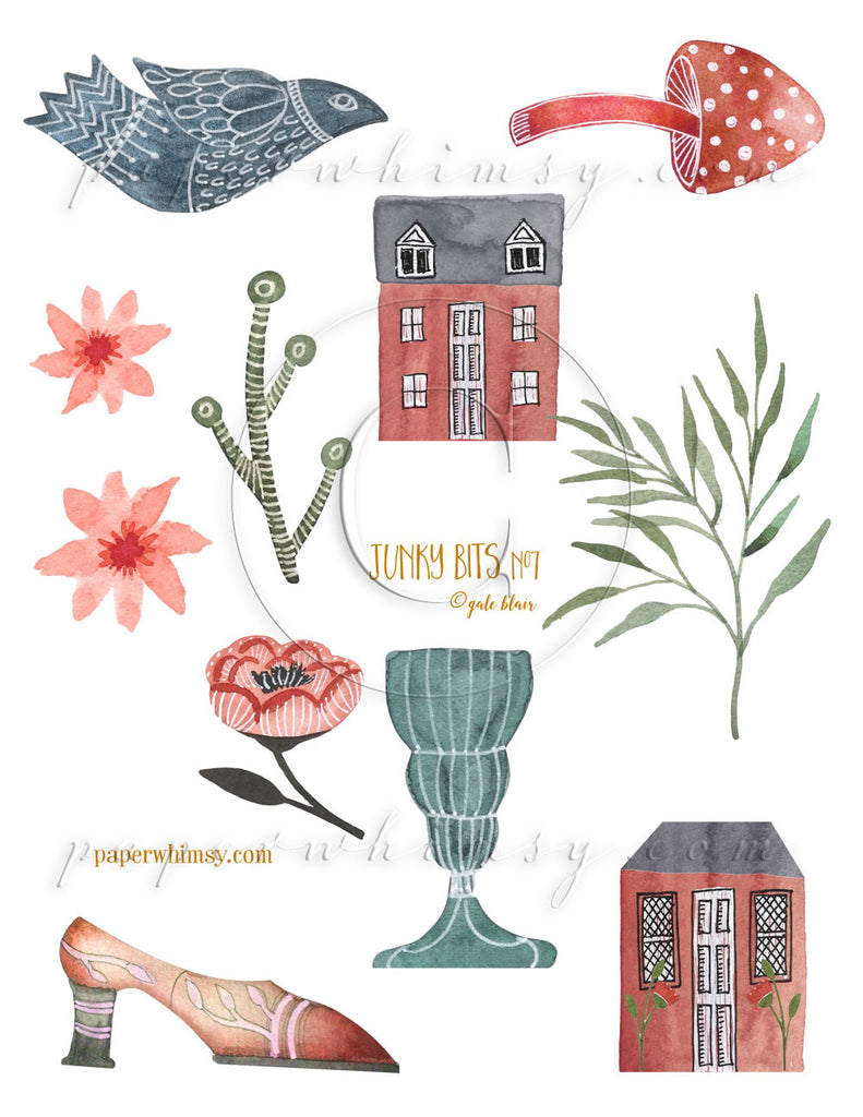 Junky Bits No.7 PNG - paperwhimsy