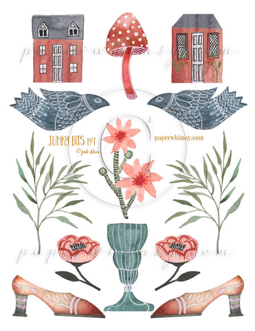 Junky Bits No.7 PDF - paperwhimsy