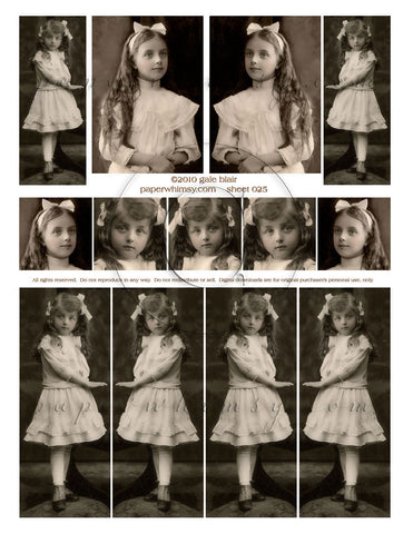Sheet 025 PDF - paperwhimsy