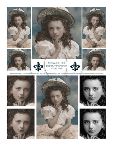 Sheet 107 PDF - paperwhimsy