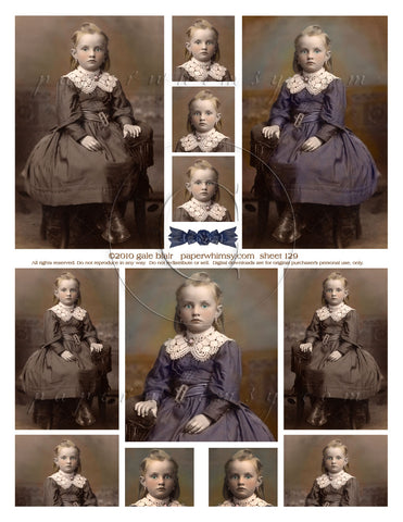 Sheet 129 PRINTED - paperwhimsy