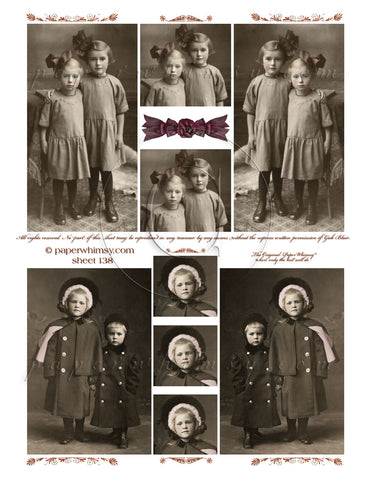 Sheet 138 PDF - paperwhimsy