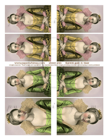Sheet 200 PDF - paperwhimsy
