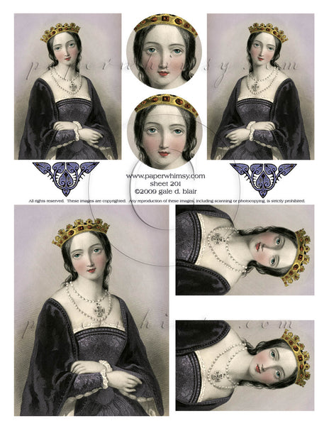 Sheet 201 PDF - paperwhimsy