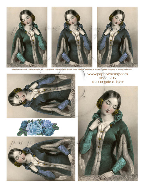 Sheet 205 PDF - paperwhimsy