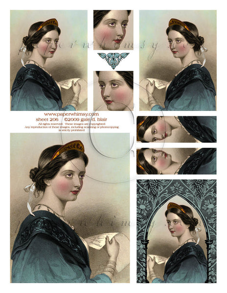 Sheet 206 PDF - paperwhimsy