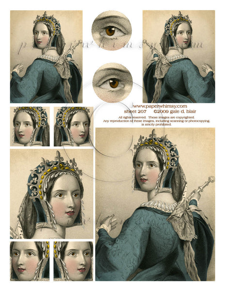 Sheet 207 PDF - paperwhimsy
